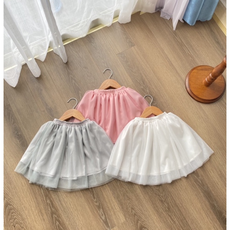 Chân Váy Xếp Ly Công Chúa Cho Bé Gái MIAN Baby