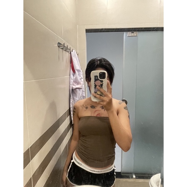 ÁO TUBY - ÁO QUÂY NGỰC - ÁO CROPTOP - SIÊU TÔN DÁNG CHẤT THUN LẠNH VẢI ÔM BODY