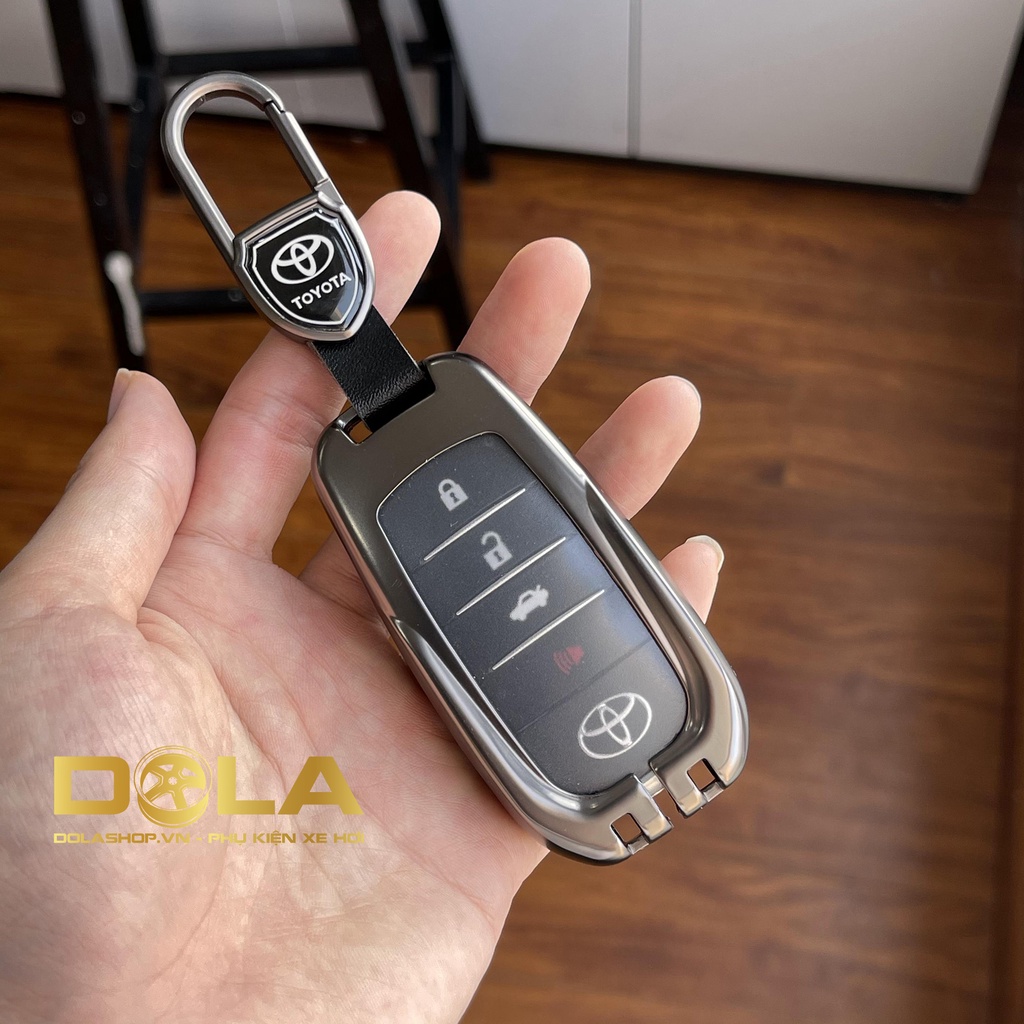 Vỏ ốp chìa khoá xe hơi - ô tô Toyota camry, Hilux, Fortuner cao cấp - pk6