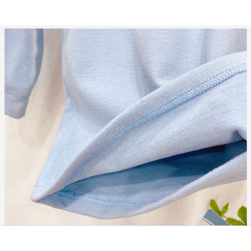 13-24kg Bộ thu đông bé trai bé gái 2022 chất nỉ nhung QCCC dày ấm