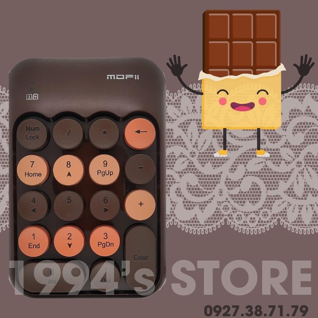 (CÓ SẴN) Bàn phím số numlock không dây MOFii X910 - Bàn phím số MoFii - Tặng kèm PIN - Numpad không dây | BigBuy360 - bigbuy360.vn