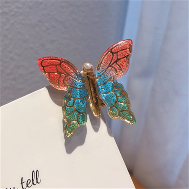 Kẹp Tóc Hình Nơ Đơn Giản Phong Cách Hàn Quốc Cho Nữ