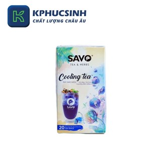 Trà savo cooling tea 20 gói x 2g kphucsinh - hàng chính hãng