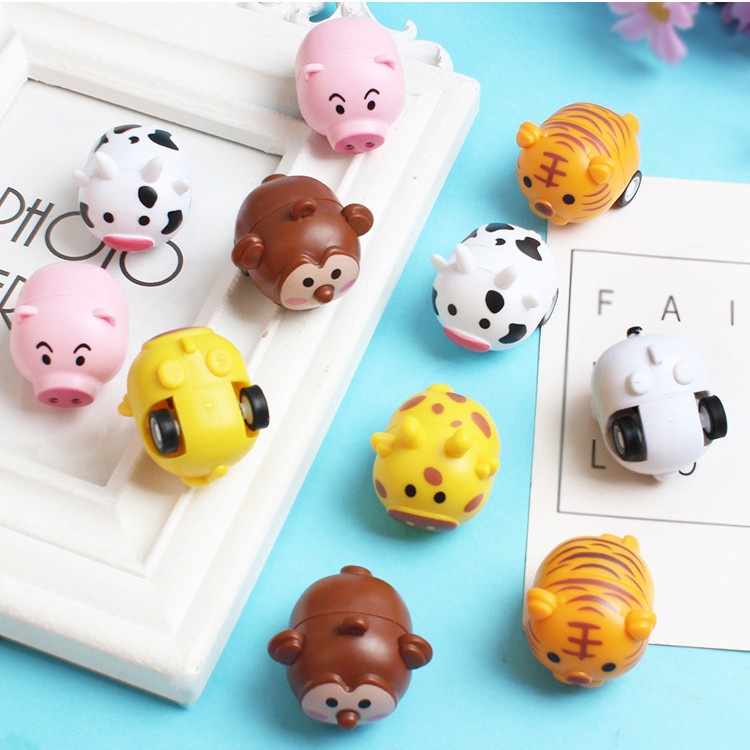 Xe Hơi Đồ Chơi mini Bằng Nhựa Mềm Dễ Thương Cho Bé