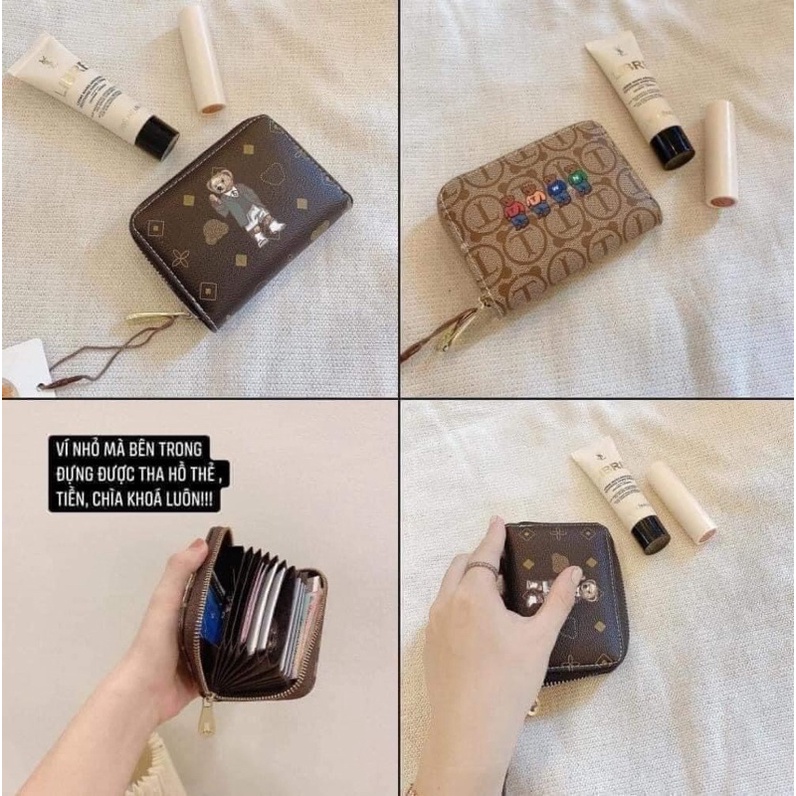 Ví Nữ Hình Gấu Pooh Times 2022 Dễ Thương,ví gấu twin bear sll 12,x