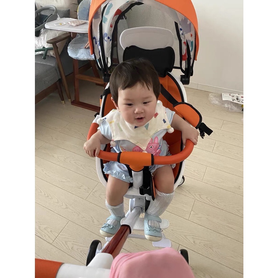 Xe đẩy gấp gọn cho bé X8 Pro đi du lịch, Xe đẩy cho bé 2 chiều ngả 2 tư thế cao cấp bảo hành 12 tháng