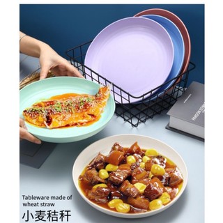 Dĩa nhựa tròn lúa mạch nhiều size