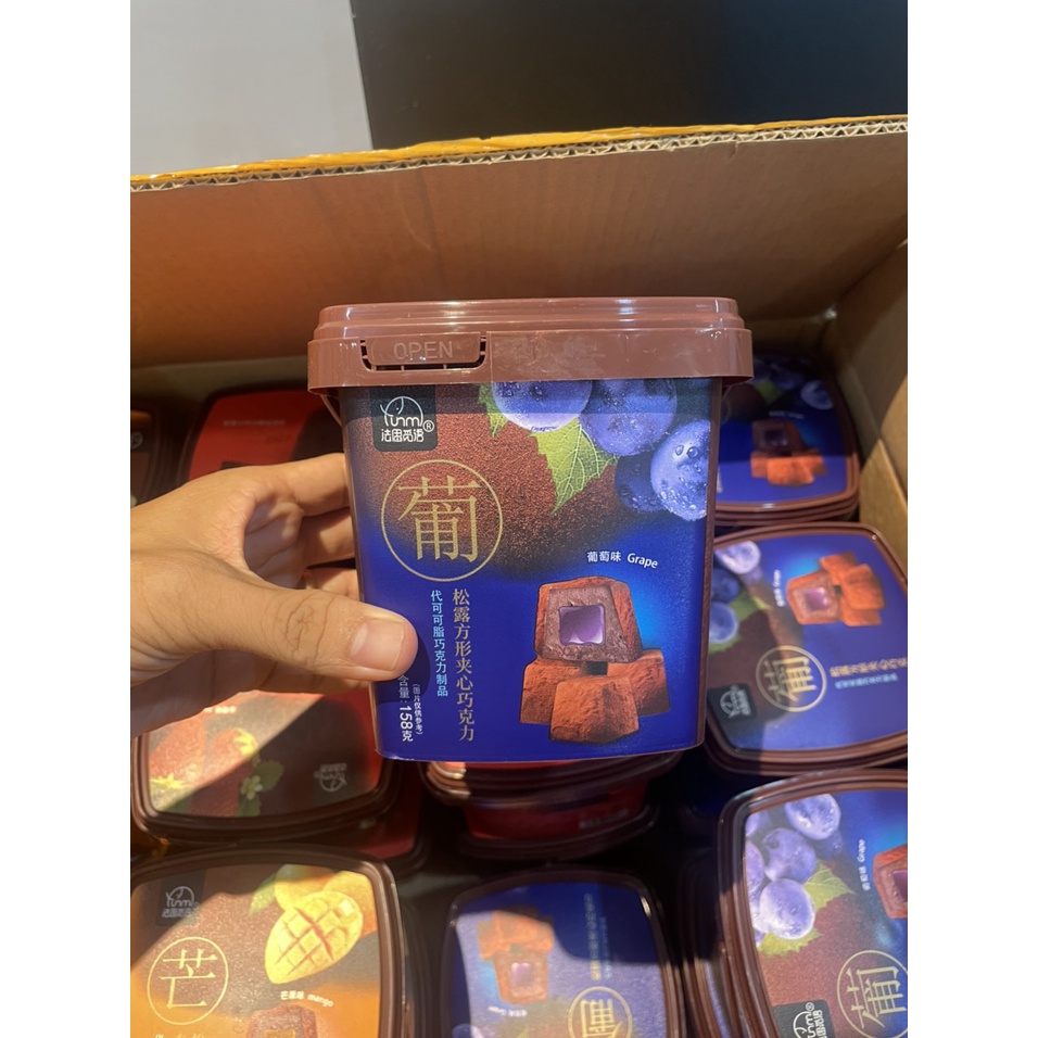 Socola Nama công thức Nhật  -  hộp 408g, viên phủ cacao