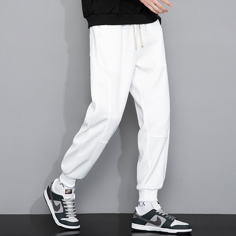 Quần Dài Thể Thao Dáng Rộng Phối Dây Rút Thời Trang Trẻ Trung Cho Nam