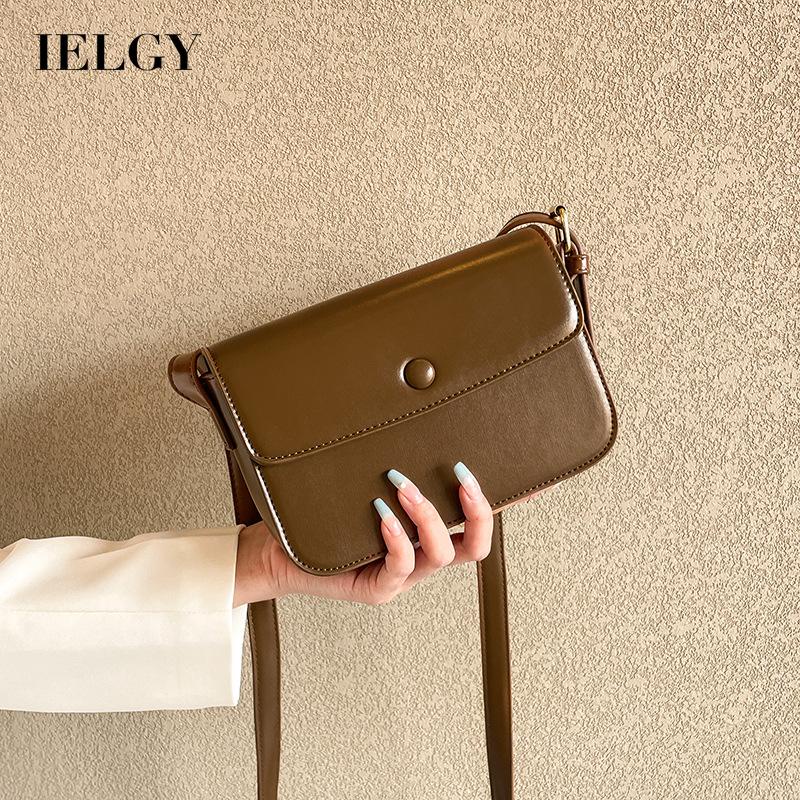 Túi Đeo Chéo Bằng Da Cao Cấp Phong Cách Hàn Quốc Cổ Điển Dành Cho Bạn Nữ