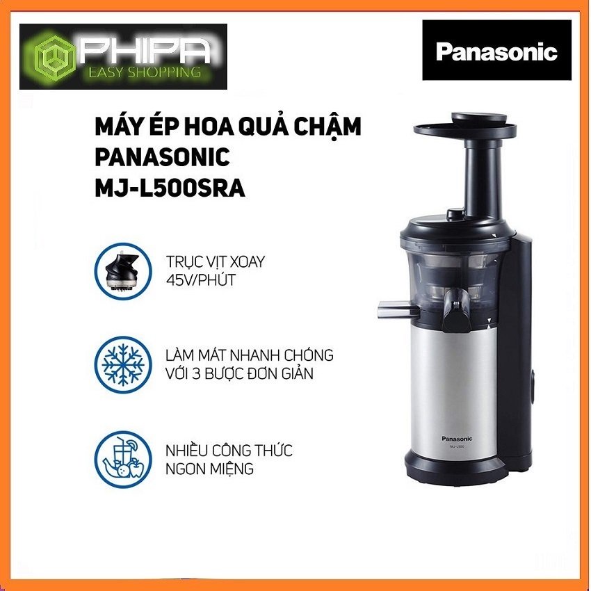 Máy Ép Hoa Quả Chậm Panasonic MJ-L500SRA