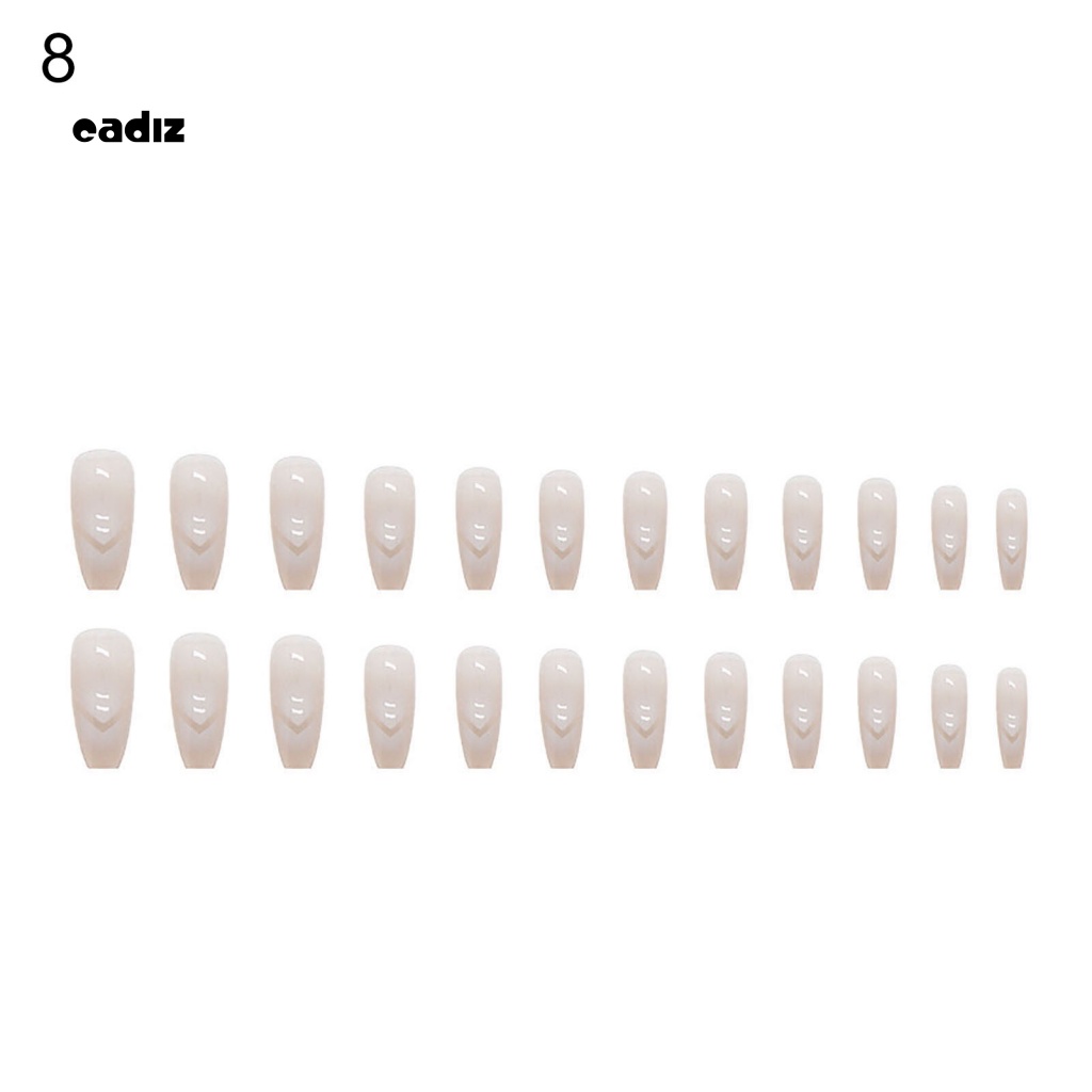 1 Bộ Móng Tay Giả Có Thể Đeo Với Keo Siêu Mỏng