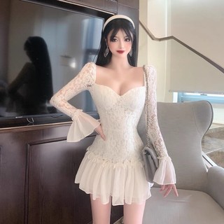 váy ren đuôi cá quảng châu cao cấp