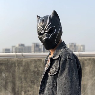 Mặt nạ Black Panther cosplay Chiến Binh Báo Đen co giãn