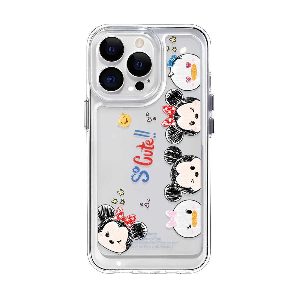 Ốp Điện Thoại Trong Suốt Họa Tiết Gấu Pooh / Minnie Cho iphone 14 Pro Max 14 Plus 13 11 12 7Plus X XR XS Max 8 7