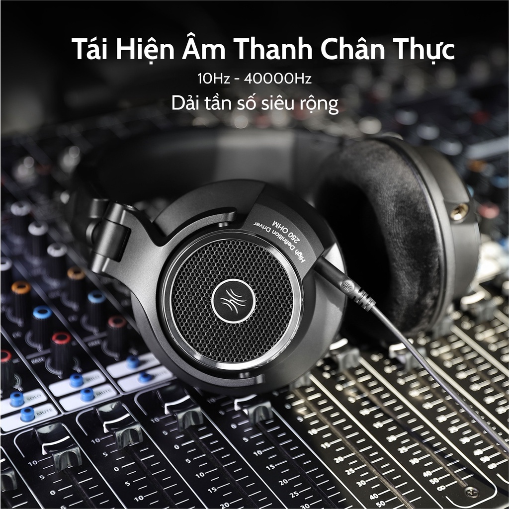 Tai nghe có dây Headphone OneOdio Monitor 80 Chính Hãng
