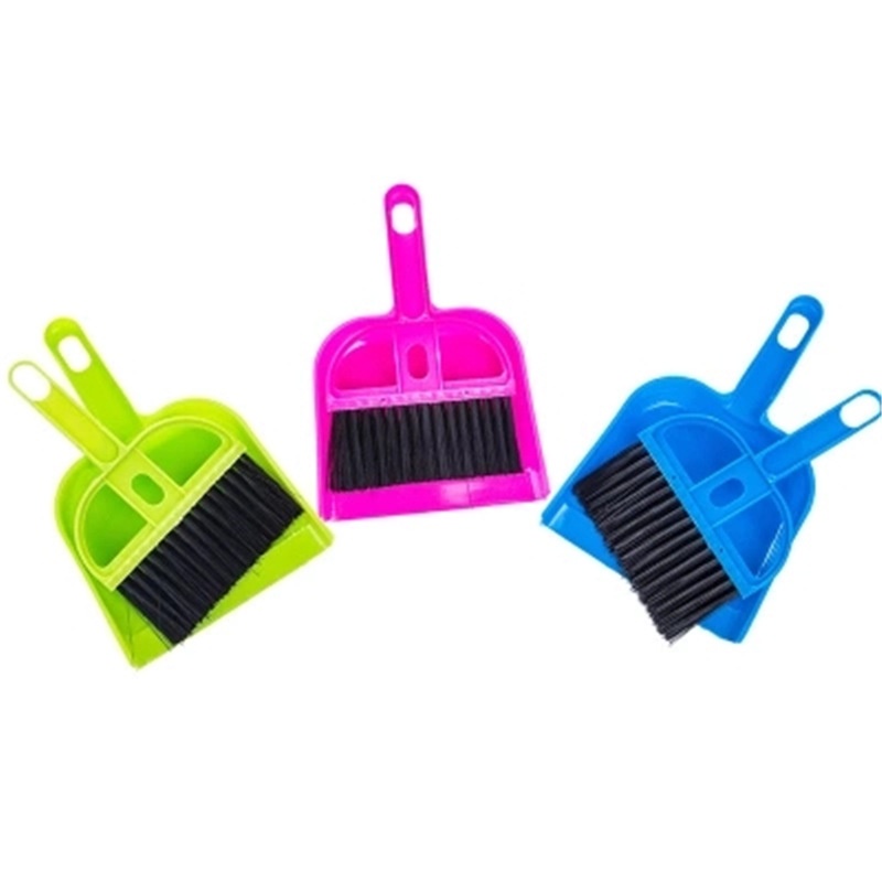 Bộ Chổi Và Đồ Hốt Rác Mini Bằng Nhựa Tiện Dụng Cho Nhà Bếp
