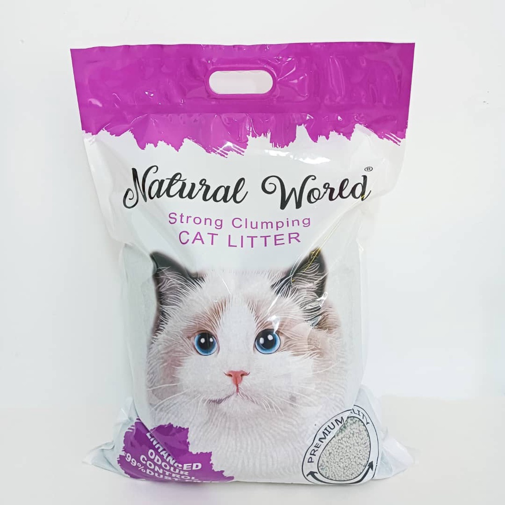 CÁT VỆ SINH CHO MÈO QBEST CAT NATURAL WORLD 9L ĐỦ HƯƠNG - CÁT LITTER