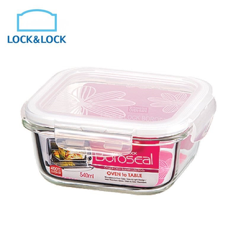 Thanh lý Hộp LocknLock thuỷ tinh 540ml tiện đem cơm văn phòng
