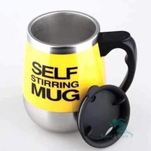 Ly/cốc tự khuấy giữ nhiệt lớn 450ml – Chính hang Auto Magnetic Mug – Khuấy café, thức uống  văn phòng