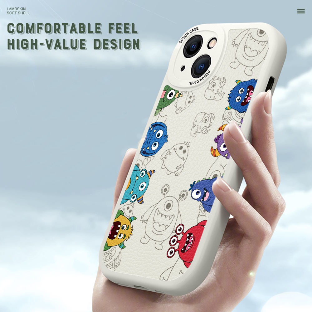 Xiaomi Mi 12 12X 11 11T Pro Lite NE 5G Cho Ốp lưng điện thoại In Hình Lambskin Little Monsters