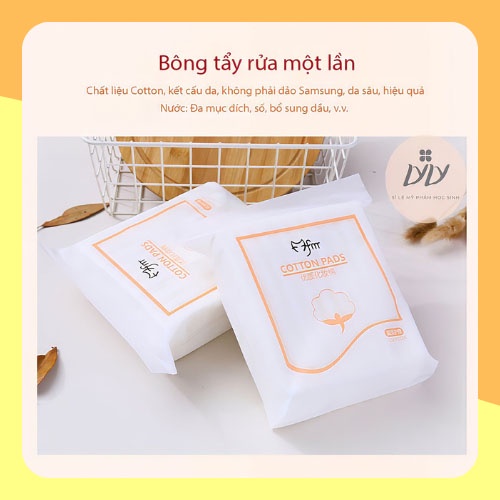 Bông tẩy trang  222 miếng bạch tuyết cottonpads  D'Lyly