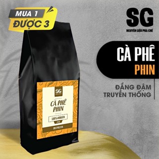 Cà Phê Phin | Túi 1kg | Mua Nguyên Liệu - Tặng Công Thức | Nguyên Liệu Pha Chế SG