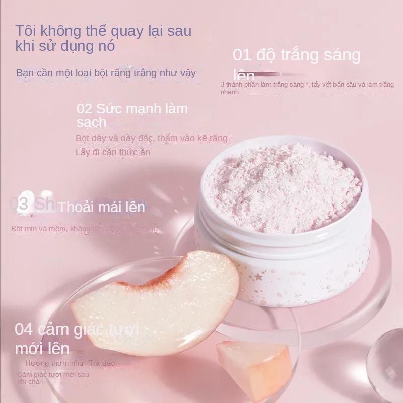 Bột Tẩy Vết Răng Làm Trắng Răng Loại Bỏ Vết Bẩn Răng Khói Trà Loại Bỏ Mùi Hôi Thoáng Khí Shuke