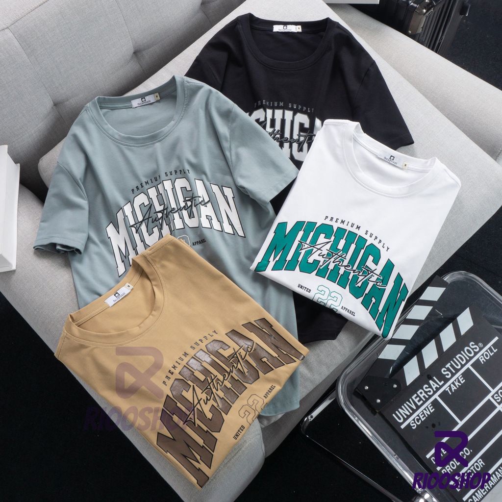 Áo thun nam cổ tròn, áo phông nam cotton vải mát 4 chiều đẹp màu trắng, đen, nâu, xám RIOOSHOP RTX094 có size lớn