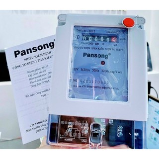 CÔNG TƠ ĐIỆN TỬ 1 PHA 2 DÂY PANSONG