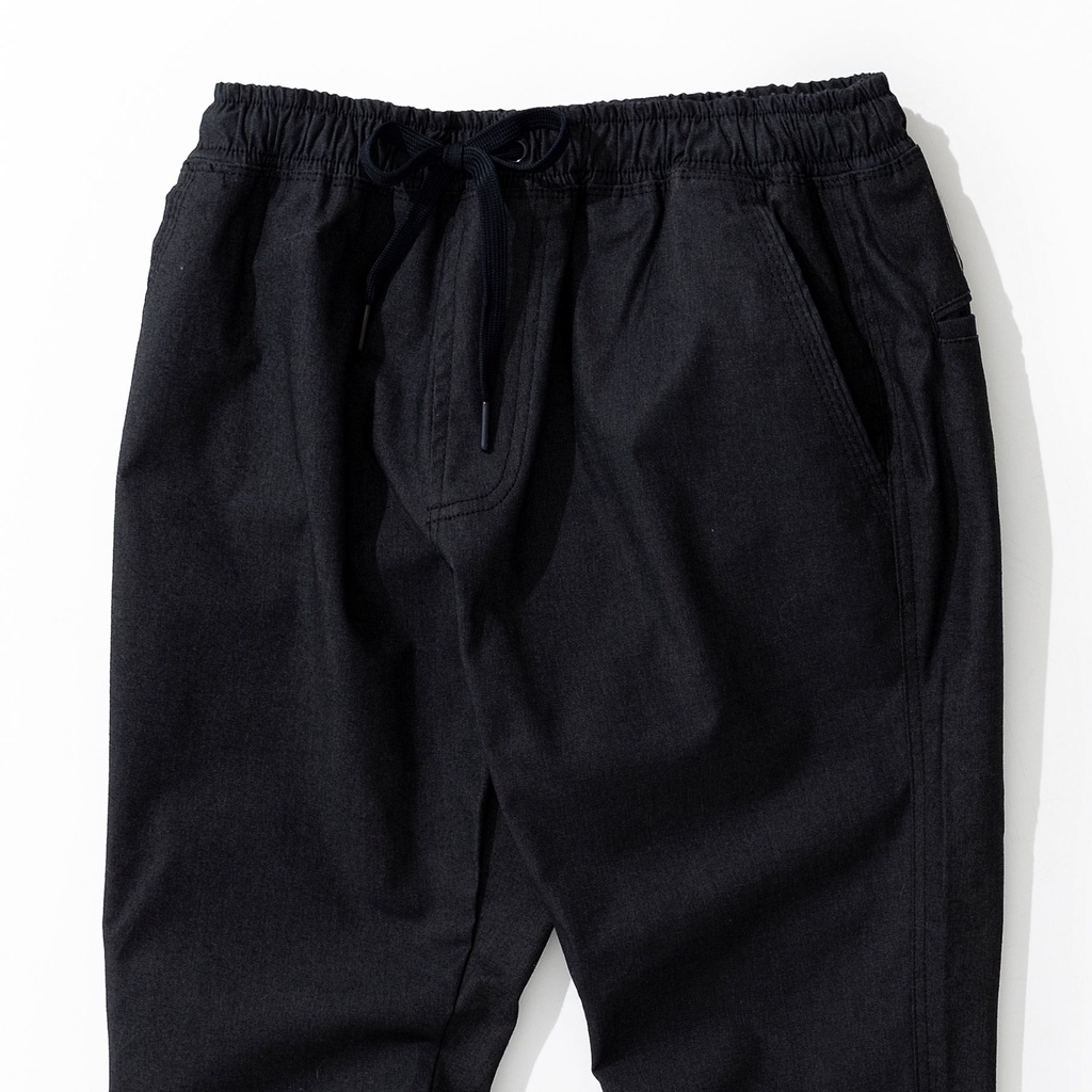 Quần Jogger Thể Thao Cao Cấp SB - Simple & Basic, chất kaki co giãn, màu xám chì