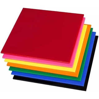 Tấm mica kích thước a5 15x20cm - dày 2mm - nhiều màu sắc