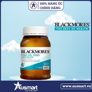 Dầu cá không mùi Blackmores Odourless Fish Oil 1000mg 200 viên