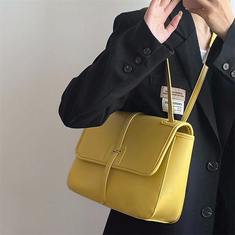 Túi Xách Da Mềm Sức Chứa Lớn Phong Cách retro Thời Trang Nữ