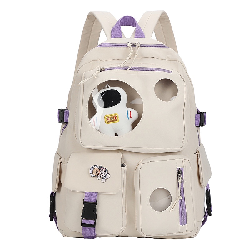 Balo Nam Nữ Thời Trang Hàn Quốc, Balo Ulzzang Basic Trơn 4 Màu  Sành Điệu  ba lô nhỏ tươi mát màu xinh cute đi học