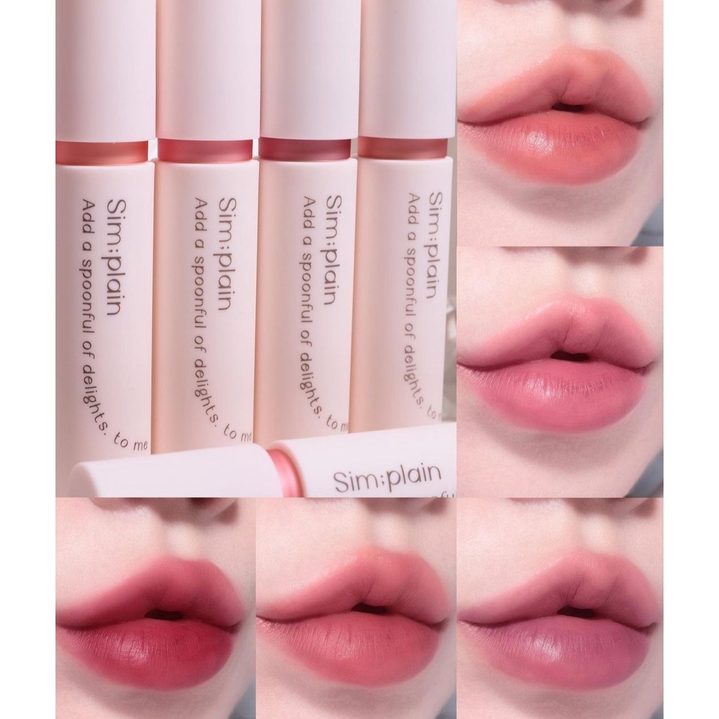 SON PERIPERA SIM;PLAIN WATER BLUR TINT 2022 4.3g 5 Màu Mềm mịn lâu trôi