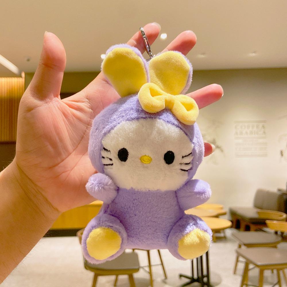 Búp Bê Mèo Hoạt Hình Nhật Bản Chất Liệu Cotton Dùng Để Trang Trí Túi