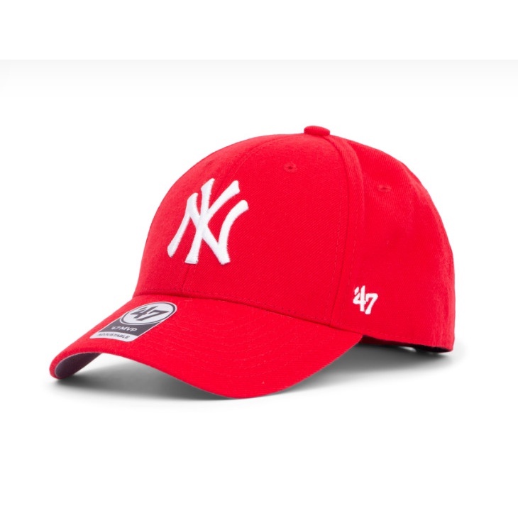 Nón MLB x 47 Brand Mỹ_Logo NY red