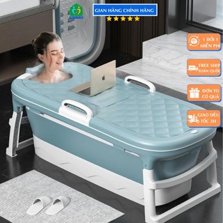Bồn tắm ngâm gấp gọn cho người lớn, chậu tắm gấp gọn thông minh cho trẻ em
