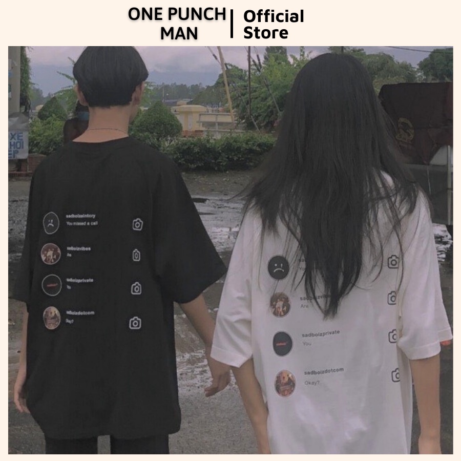 Áo thun tay lỡ SADTAGRAM TEE unisex form rộng - Áo phông OPM co giãn 4 chiều không xù lông