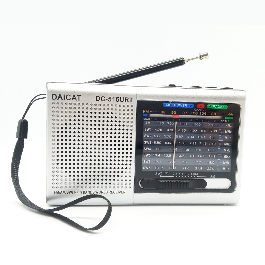-Đài Radio Fm/Am/Usb/Thẻ Nhớ