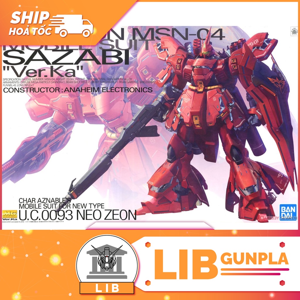 Mô hình lắp ráp Gundam MG Sazabi ver Ka