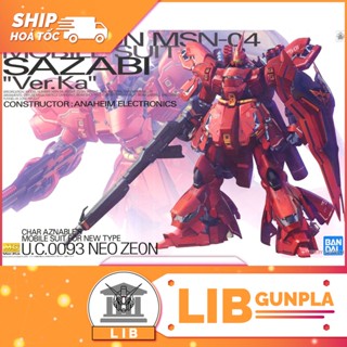 Mô hình lắp ráp Bandai Gundam Char's Counter Attack MG 1/100 Sazabi ver Ka