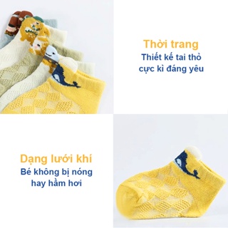 Tất lưới cho bé 0-3 tuổi thoáng khí bbshine - ảnh sản phẩm 5