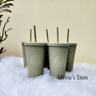 Ly Starbucks Cold Cup Matte Khaki 16Oz