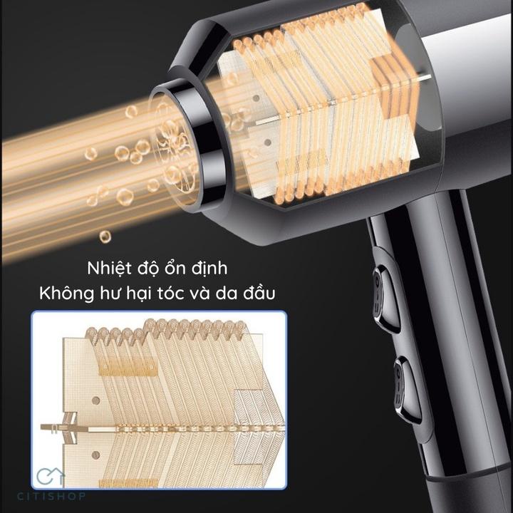 Máy Sấy Tóc nóng và lạnh 1600w PX-3805 Chuyên Nghiệp, Không Gây Hư Tổn Tốc, Công Suất Siêu Mạnh