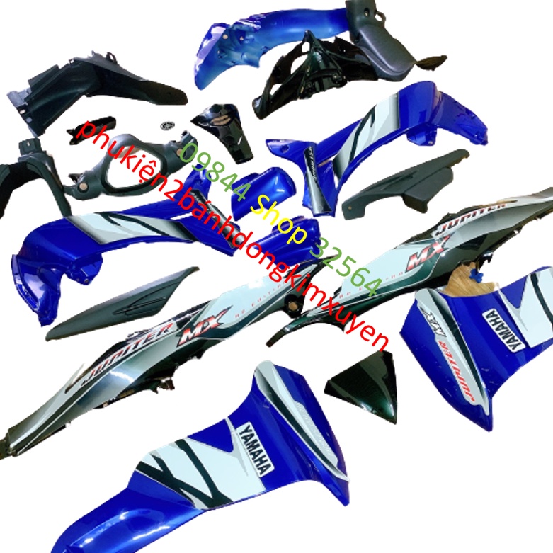 Dàn áo -nhựa xe jupiter MX -Gravita màu Xanh Đen