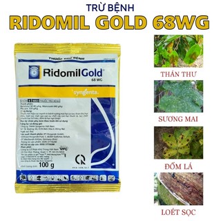 Thuôc Nội Hấp Diệt Nấm Lá Vi Khuẩn RIDOMIL GOLD 68WG gói 100g