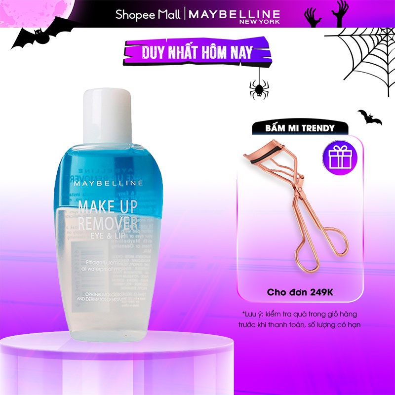 Nước Tẩy Trang Mắt và Môi Chuyên Dụng 2 lớp Maybelline New York Eye & Lip Makeup Remover 150ml