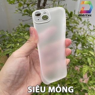 Combo 2 Ốp Lưng Trong Nhám Unibody Cho iPhone 14 Siêu Mỏng